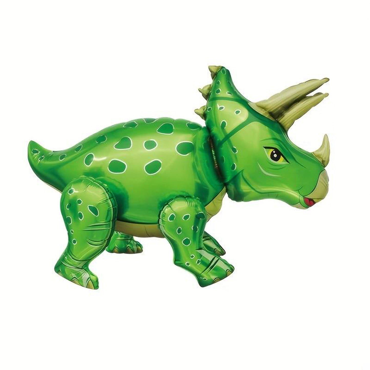 Large Standing Triceratops Foil Balloon