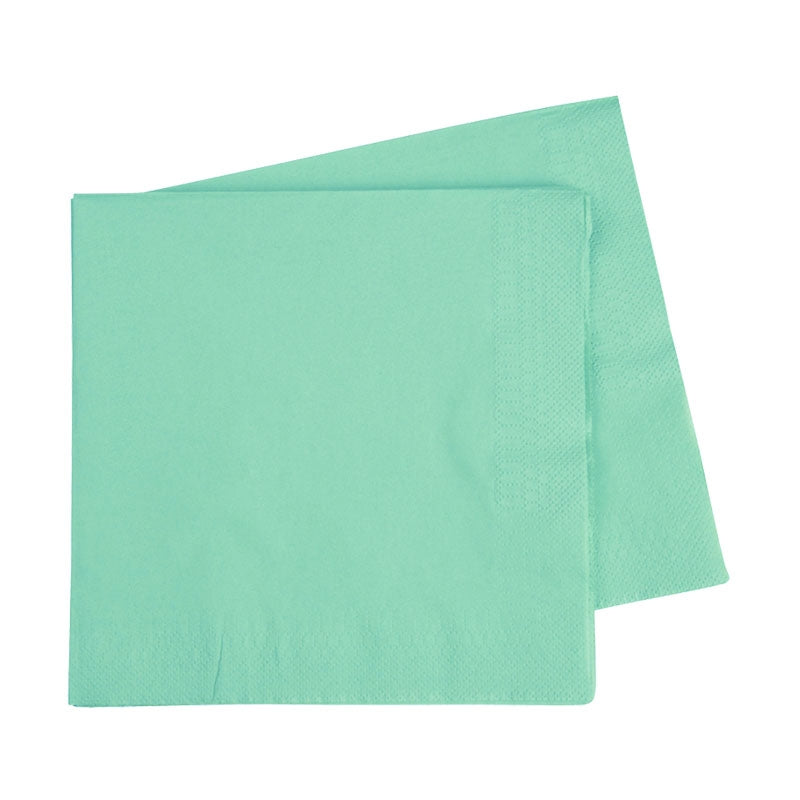 Napkin 330mm - Mint Green 40Pk