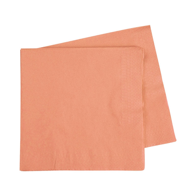 Napkin 330mm - Peach 40Pk