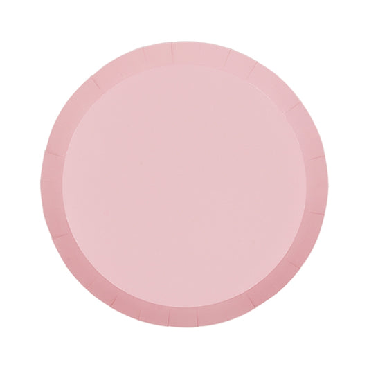 Paper Snack plates 7" - Classic Pink 10Pk