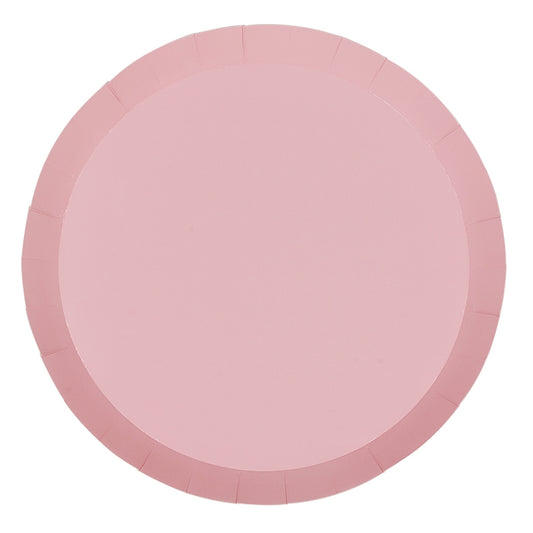 Paper Dinner Plates 9" - Classic Pink 10Pk