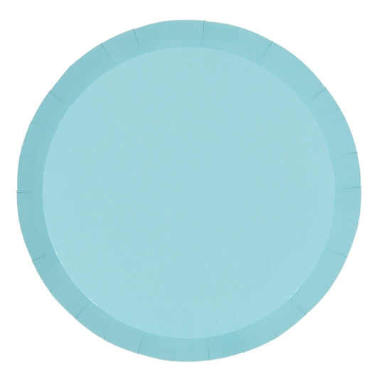 Paper Dinner Plates 9" - Pastel Blue 10Pk