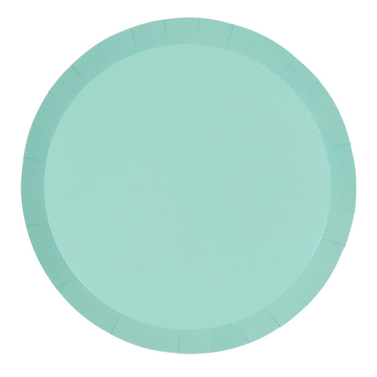 Paper Banquet Plates 10.5" - Mint Green 10Pk