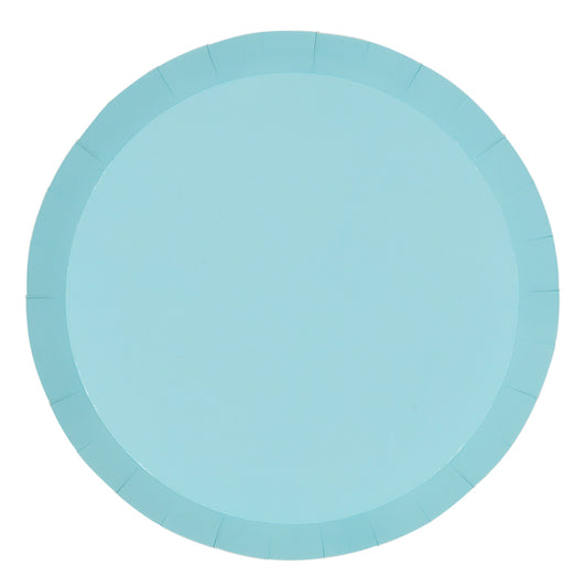 Paper Banquet Plates 10.5" - Pastel Blue 10Pk