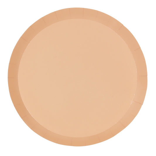 Paper Banquet Plates 10.5" - Peach 10Pk