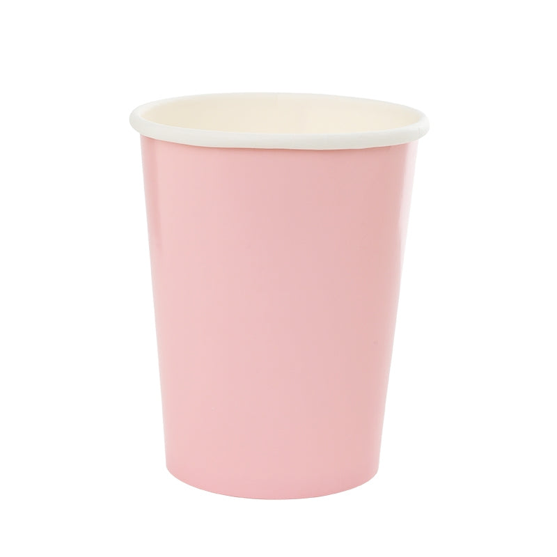 Paper Cups 260ml - Classic Pink 10Pk