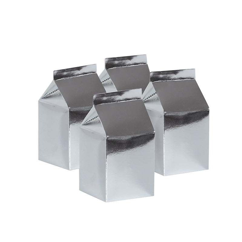 Milk Box - Metallic Silver 10Pk