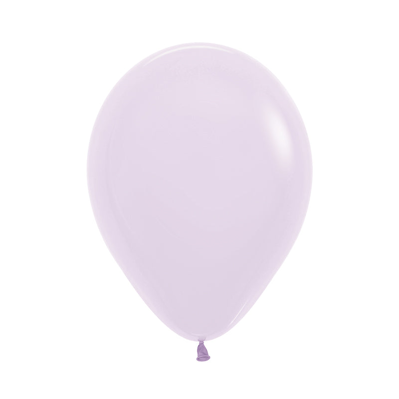 Latex Party Balloon 30cm - Pastel Matte Lilac 18Pk