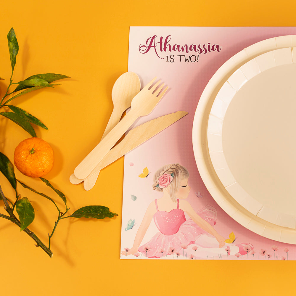 Personalised Ballerina Placemat