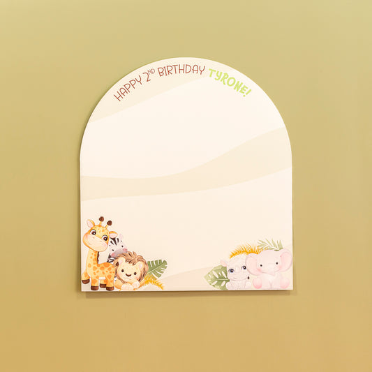 Personalised Safari Placemat Medium