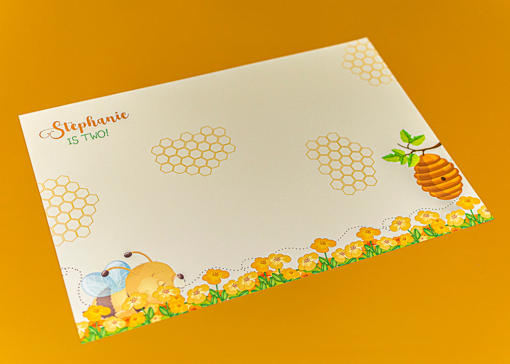 Personalised Bee Placemat