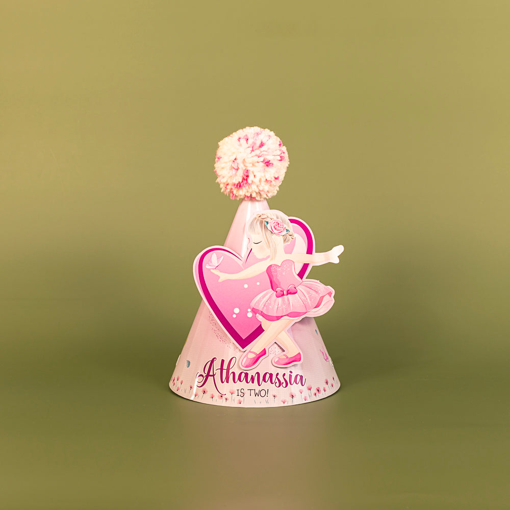 Personalised Ballerina Party Hat