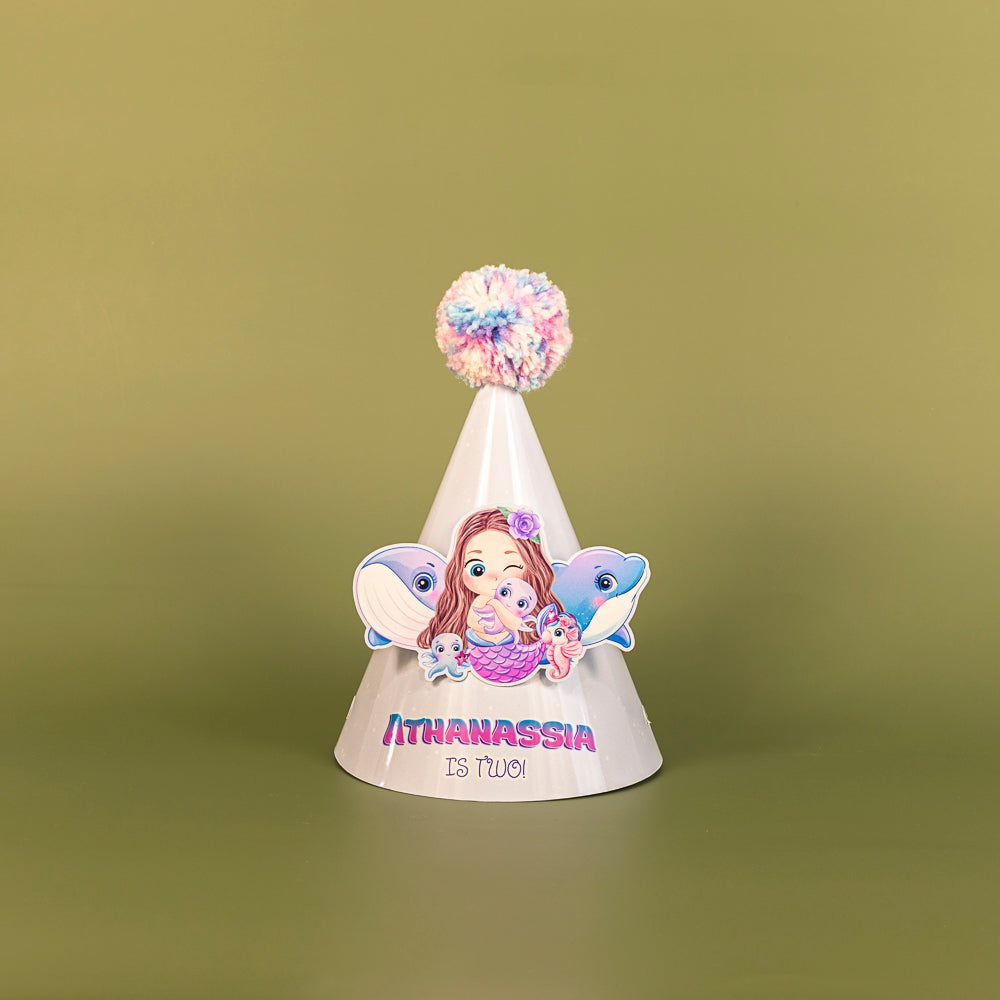 Personalised Mermaid Party Hat