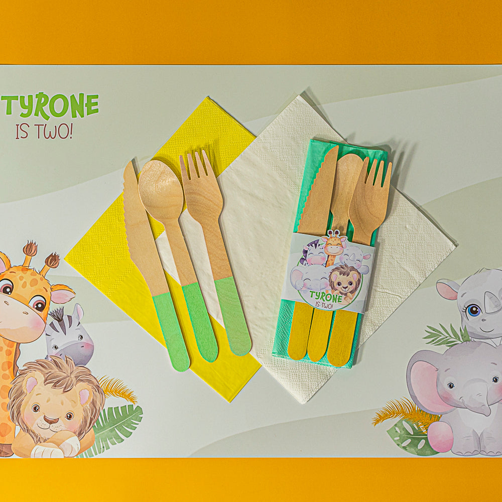 Personalised Safari Theme Kids Party Pack