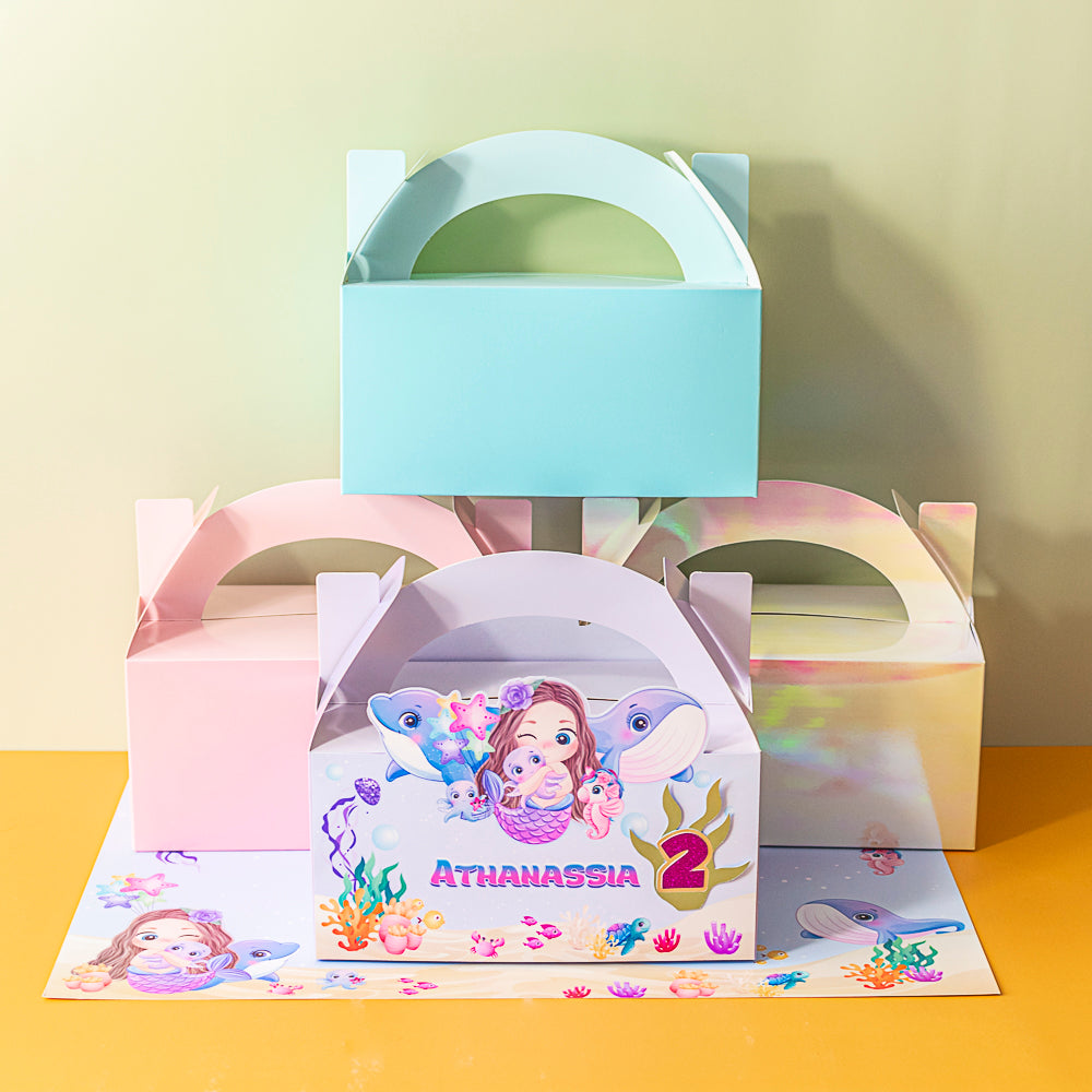 Personalised Mermaid Theme Kids Party Pack