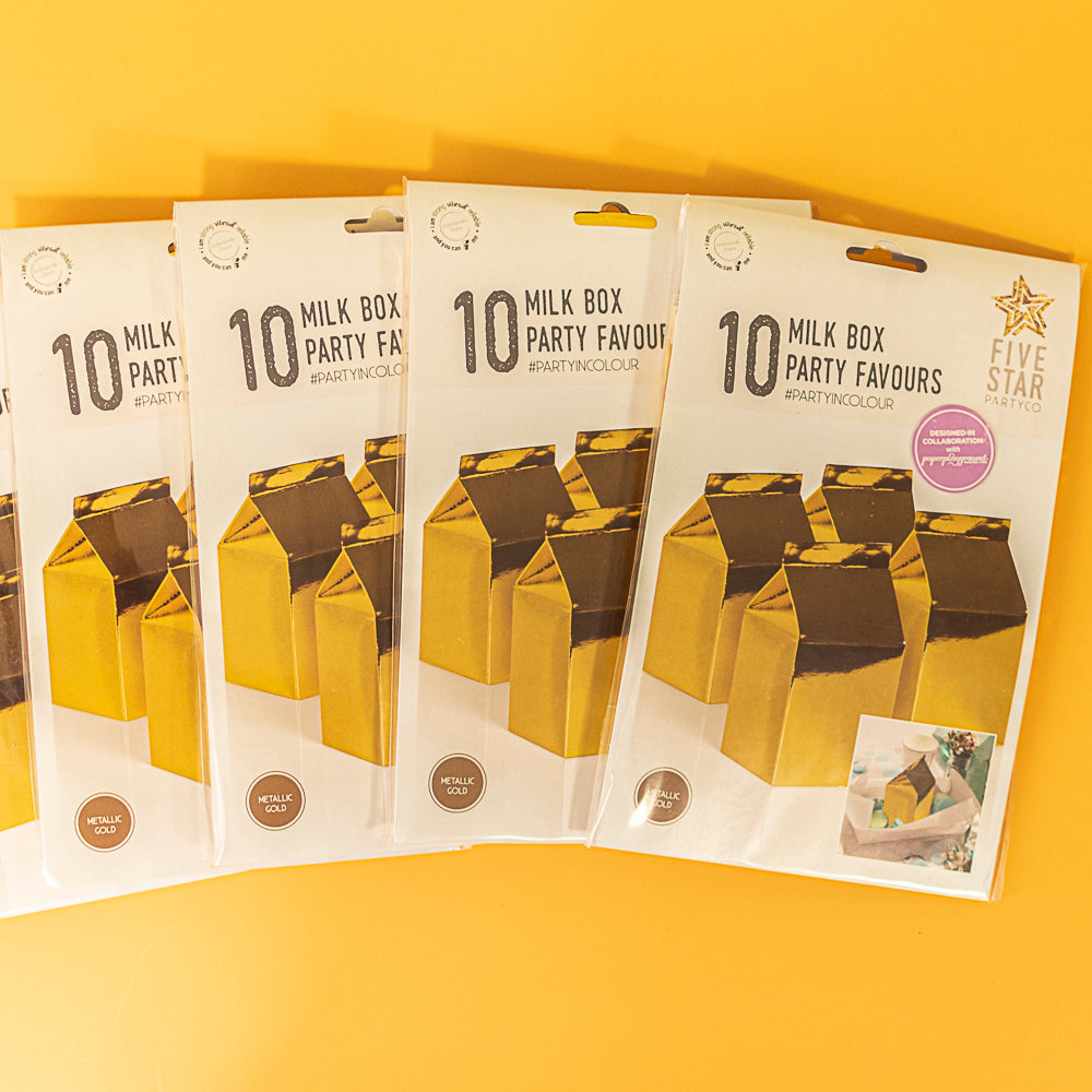 Milk Box - Metallic Gold 10Pk