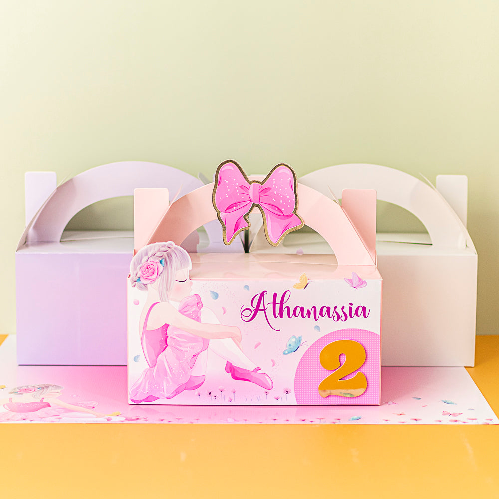 Personalised Ballerina Theme Kids Party Pack