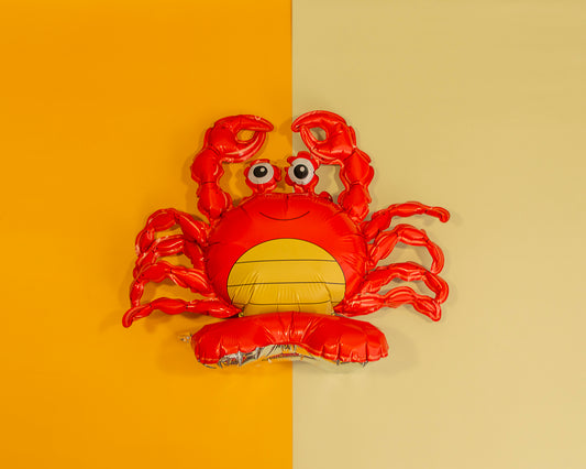 Standing Crab Foil Balloon