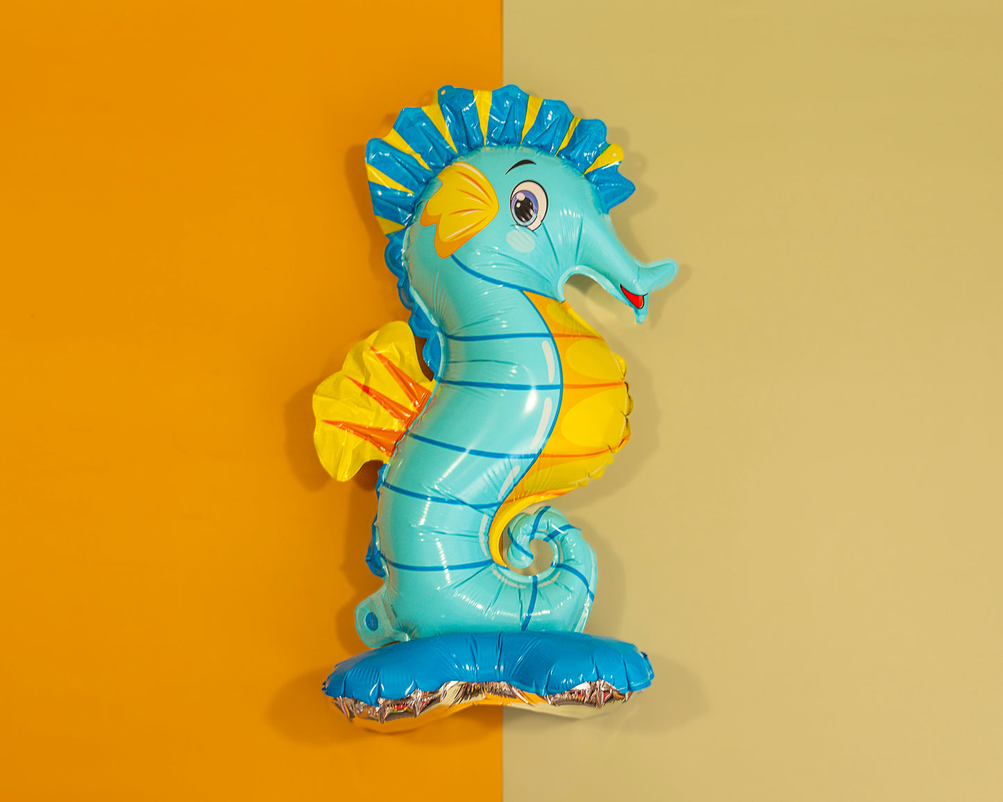 Standing Seahorse Foil Balloon