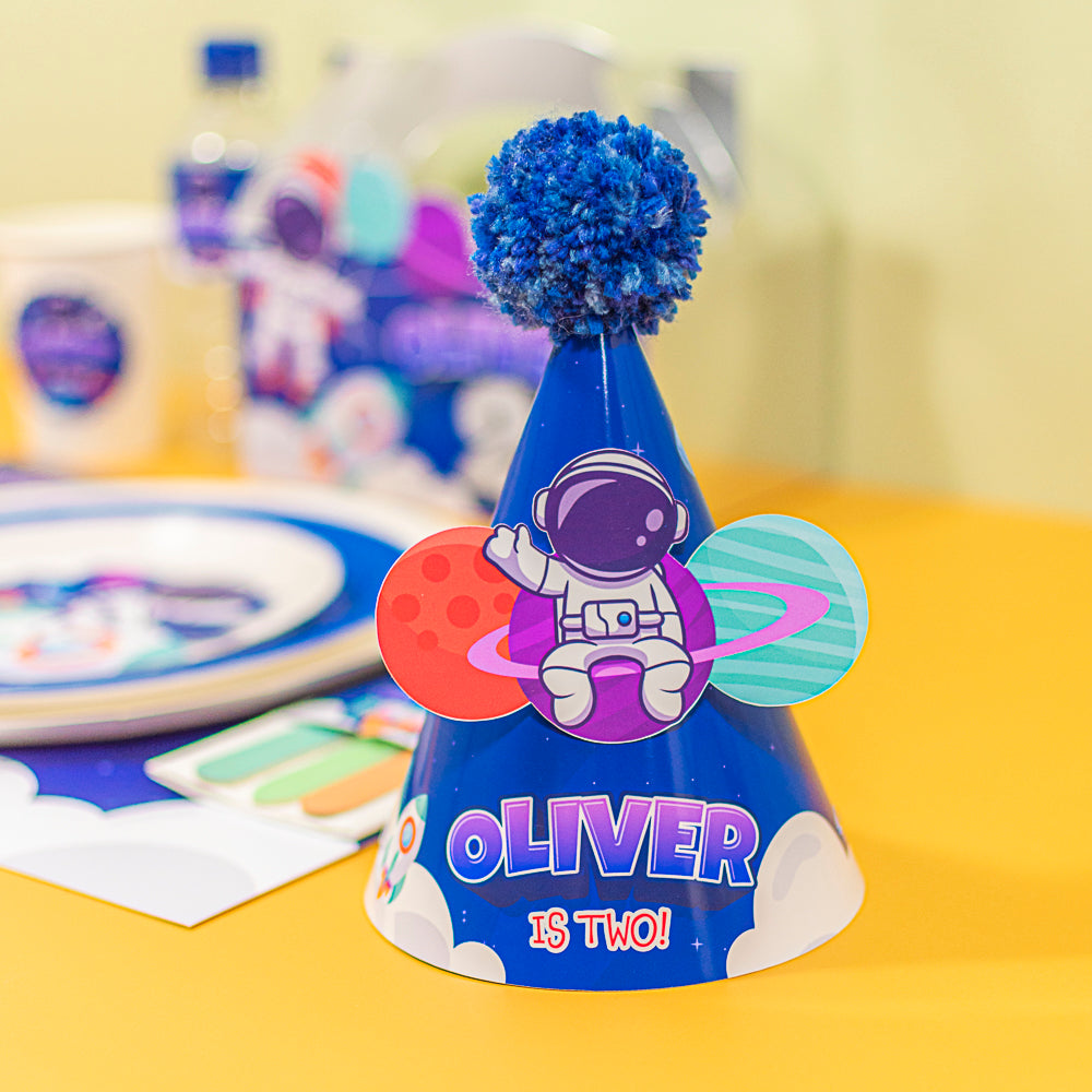 Personalised Space Party Hat