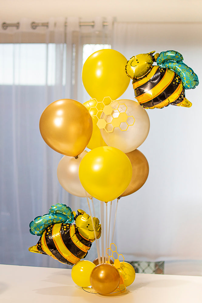 Bee Theme Balloon Table Centerpiece Kit