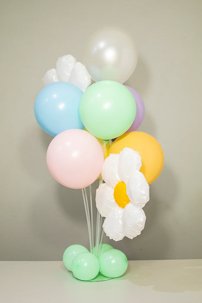 Pastel Daisy Theme Balloon Table Centerpiece Kit