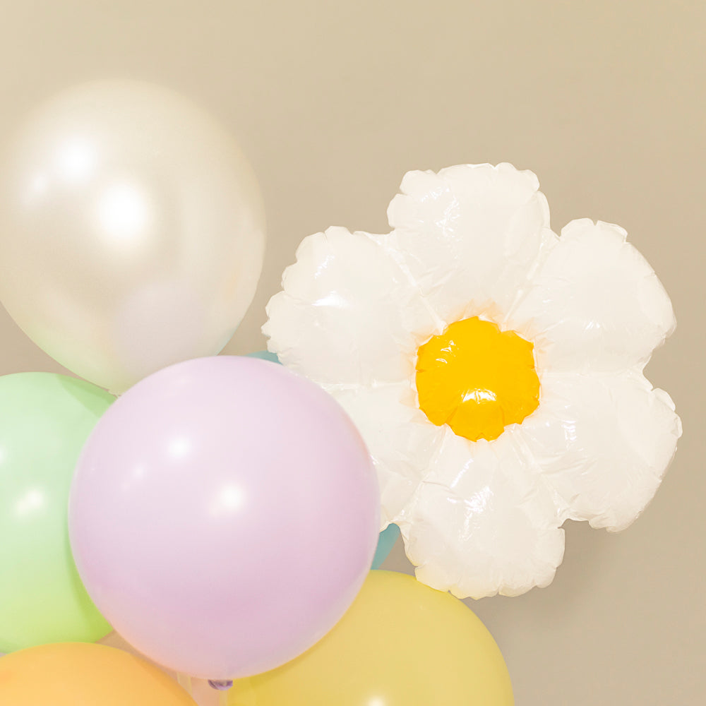 Pastel Daisy Theme Balloon Table Centerpiece Kit