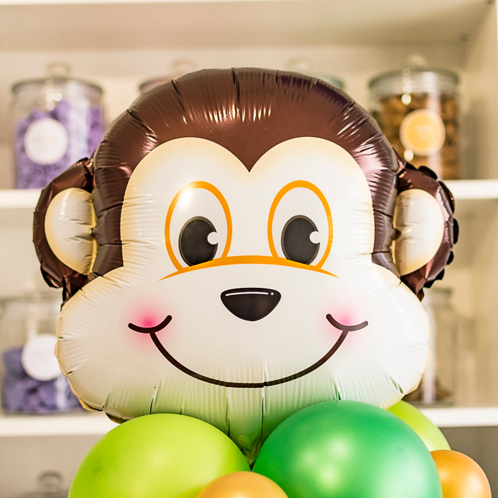 Monkey Head Foil Balloon