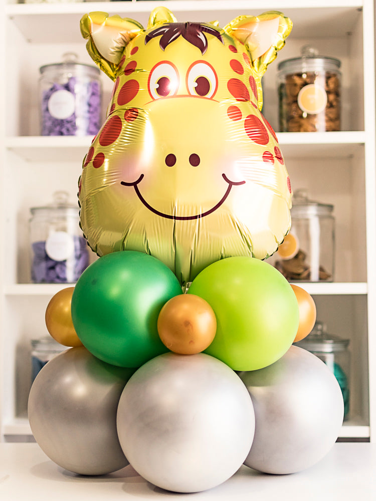 Giraffe Head Foil Balloon