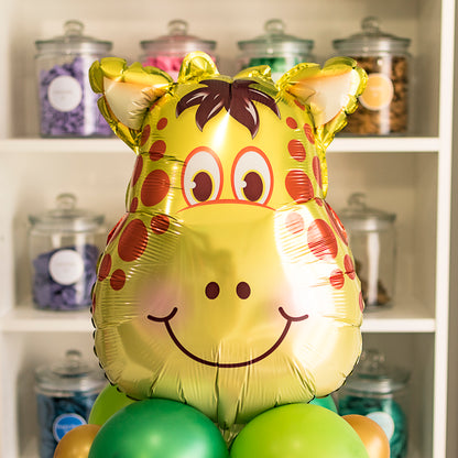 Giraffe Head Foil Balloon