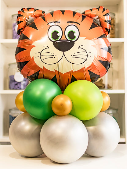 Tiger Head Foil Balloon