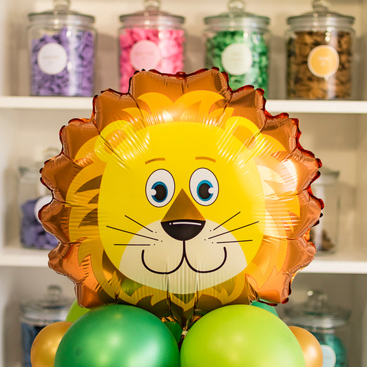 Lion Head Foil Balloon