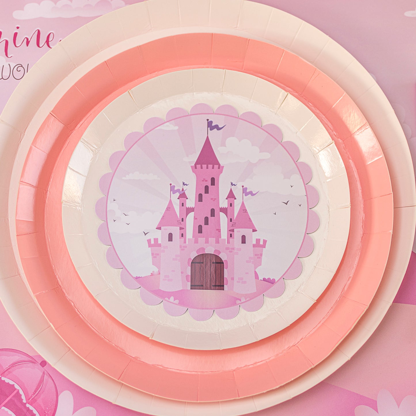 Personalised Princess Plate Topper - 2 pack