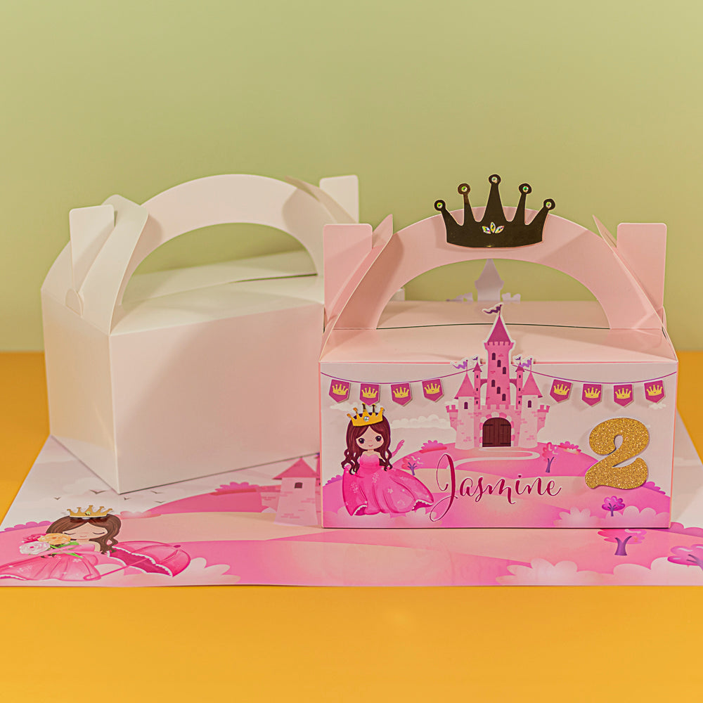 Personalised Princess Theme Kids Party Pack