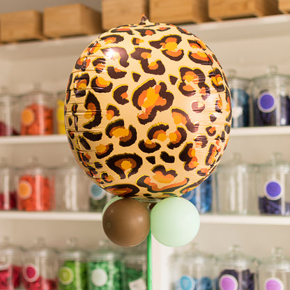 Leopard Round Foil Balloon