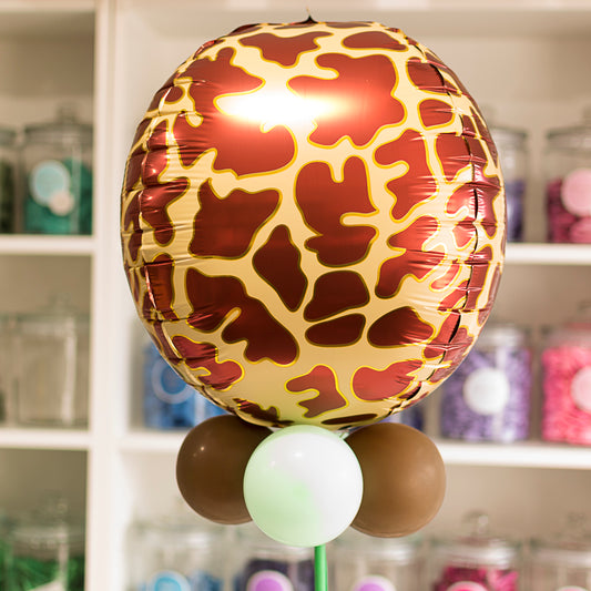 Giraffe Round Foil Balloon