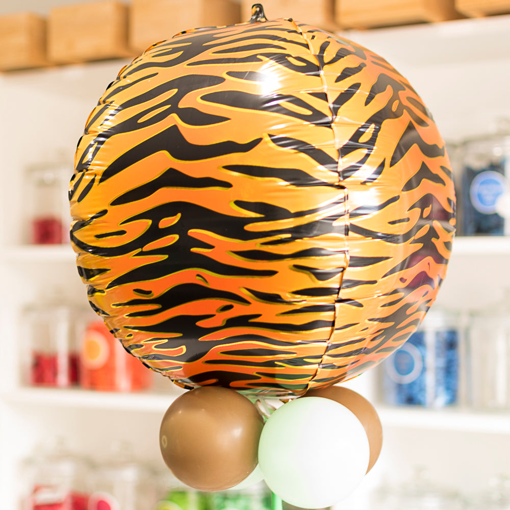 Tiger Round Foil Balloon