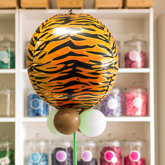 Tiger Round Foil Balloon