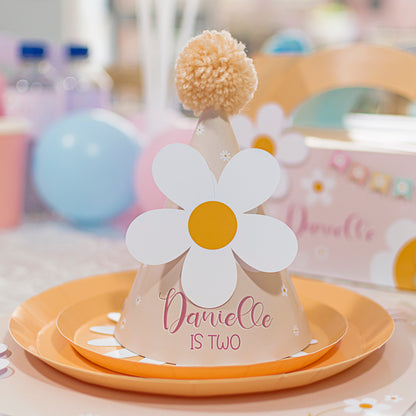 Personalised Daisy Party Hat