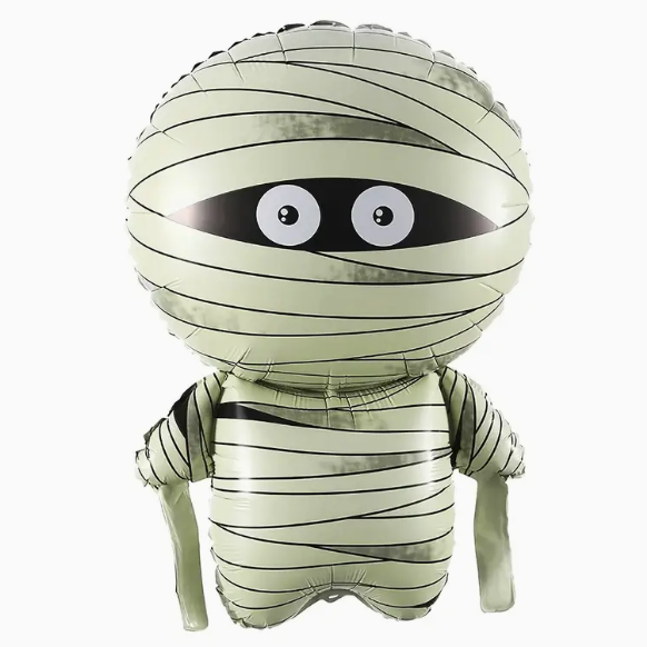 Happy Halloween Foil Balloon - Big Cute Mummy