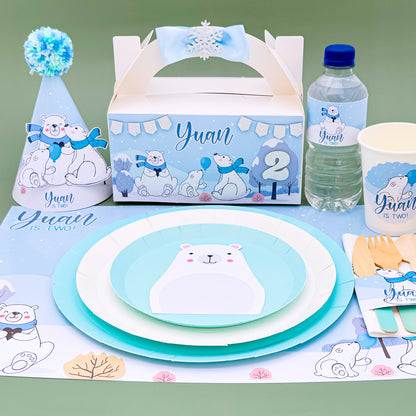 Personalised Lunchbox - Polar Bear 1 Piece