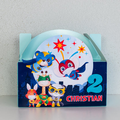 Personalised Lunchbox - Superhero 1 Piece