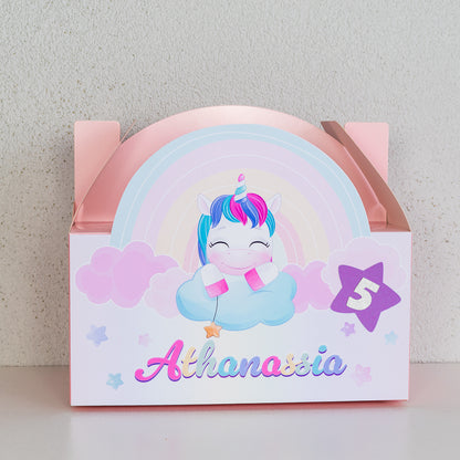 Personalised Lunchbox - Unicorn 1 Piece