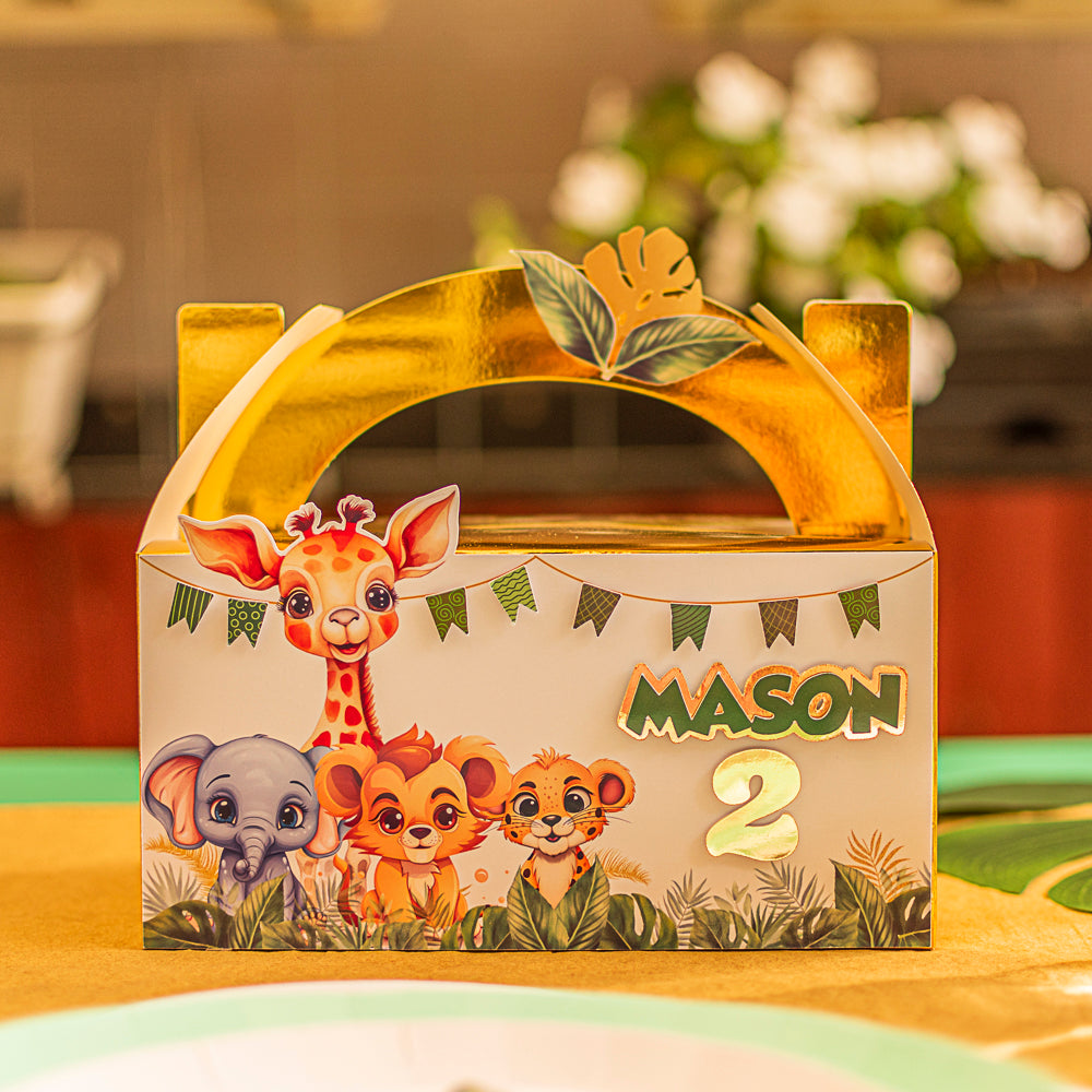 Personalised Lunchbox - Jungle Safari 1 Piece