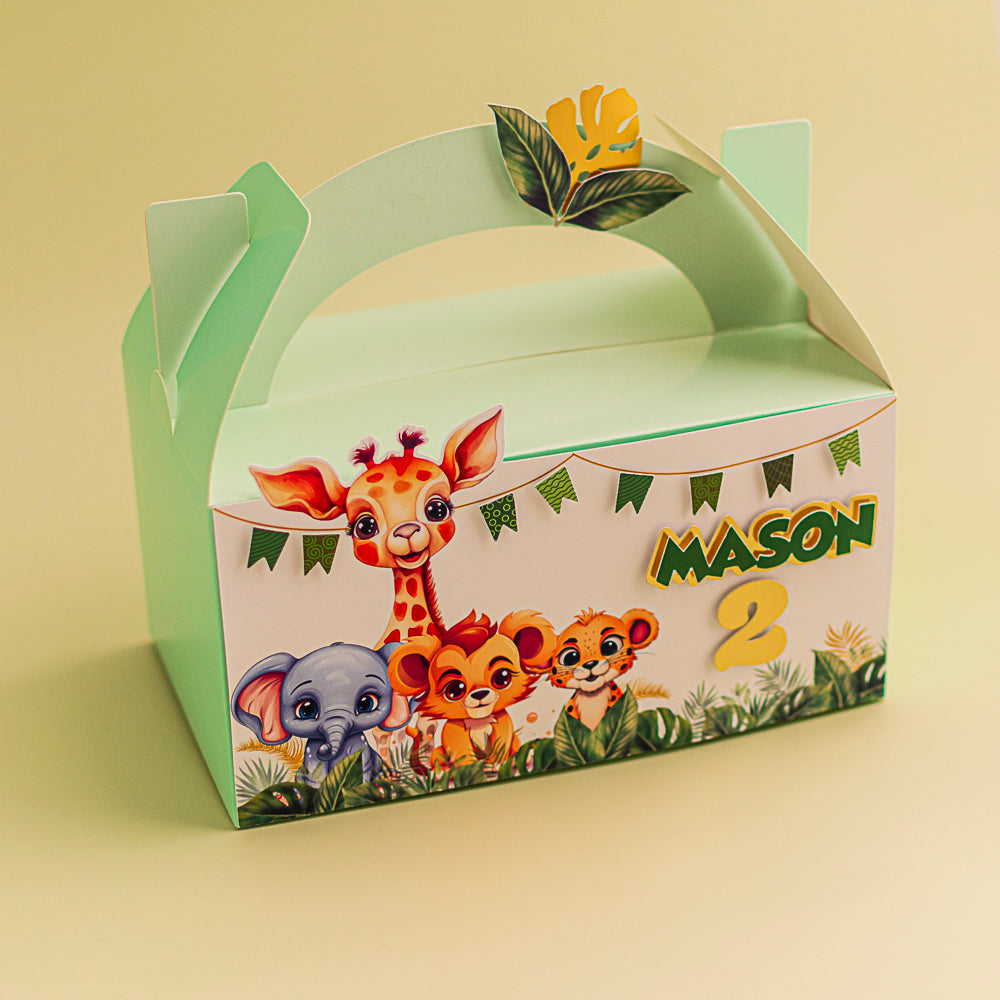 Personalised Lunchbox - Jungle Safari 1 Piece