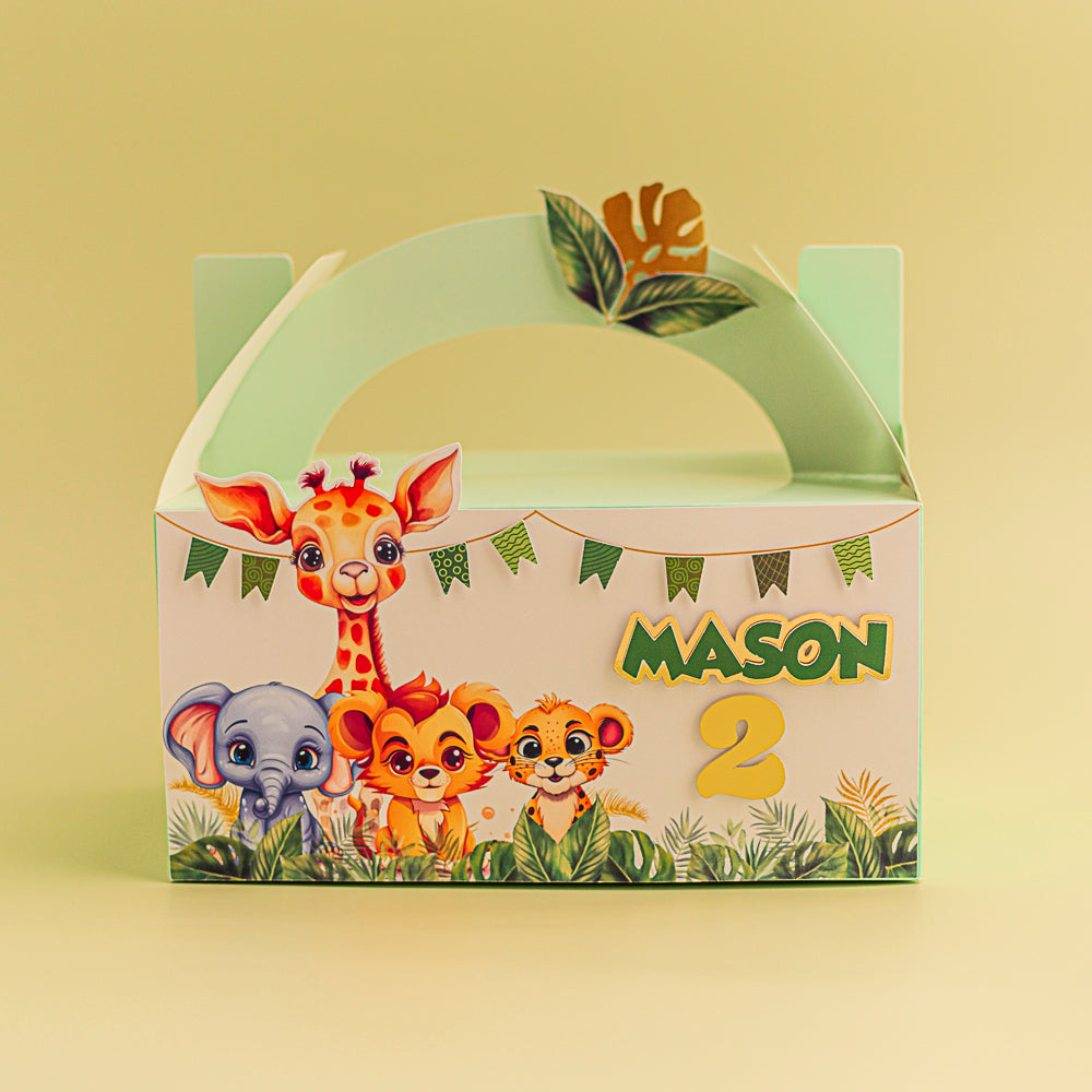 Personalised Lunchbox - Jungle Safari 1 Piece