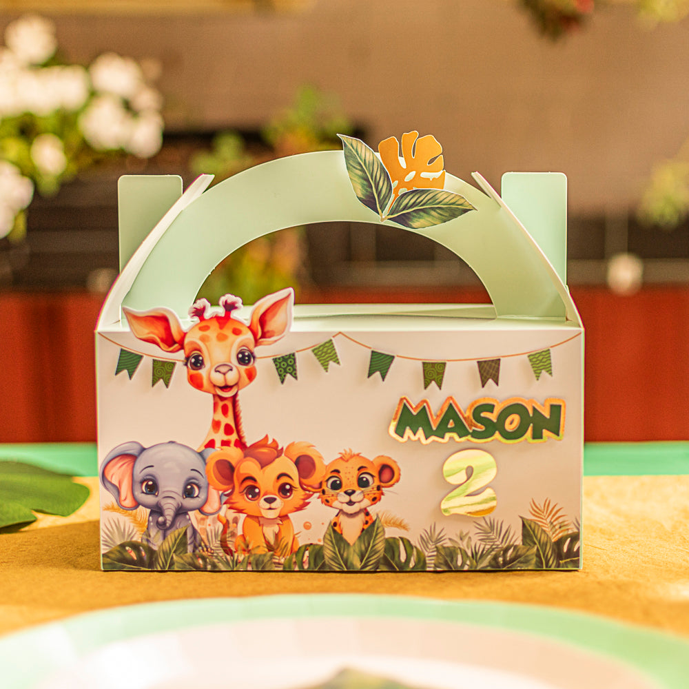 Personalised Lunchbox - Jungle Safari 1 Piece