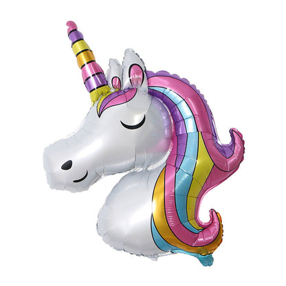 Large Rainbow Unicorn Foil Balloon