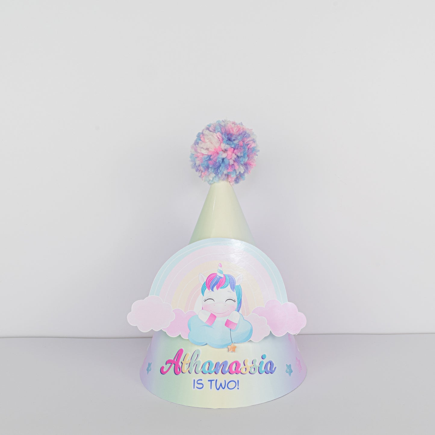 Personalised Unicorn Party Hat